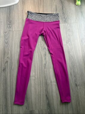 lululemon athletica reversible Black/bright purple Performance Leggings